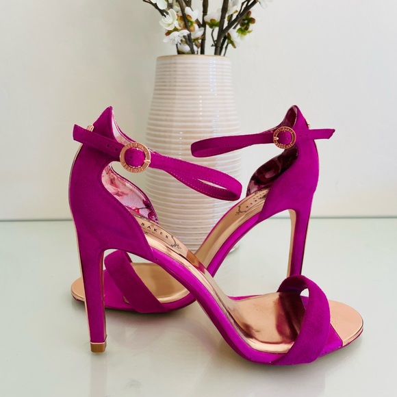 Ted Baker London Shoes - Ted Baker Sharlos Stiletto Sandal in Fuscia, Size 39.5 EU/9 US